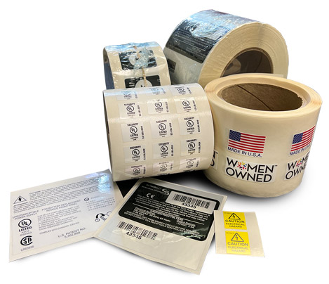 labels on rolls